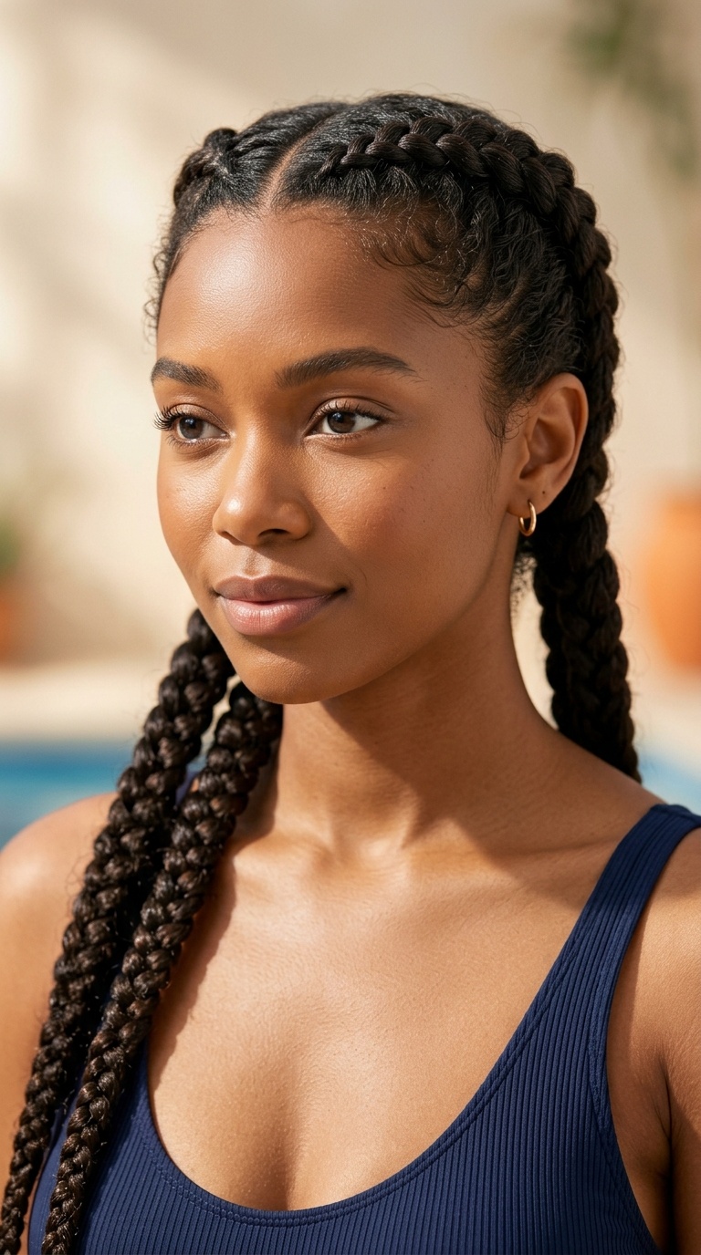 Classic French Braids