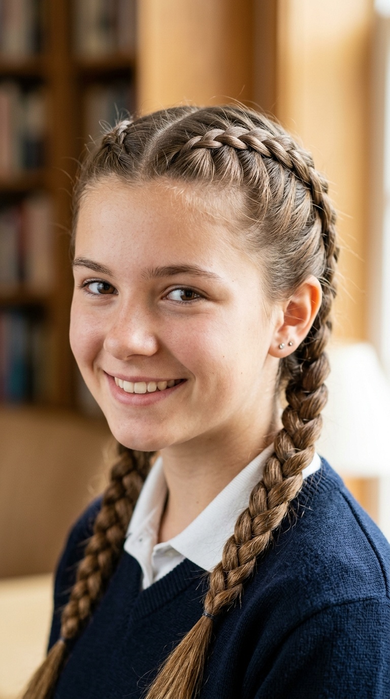 Classic French Braids