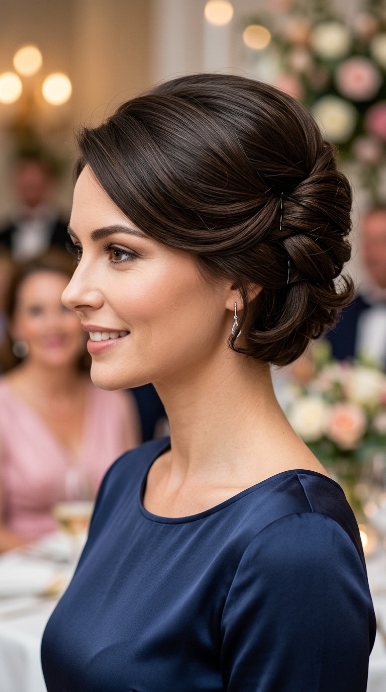 Classic French Twist for Short Hair