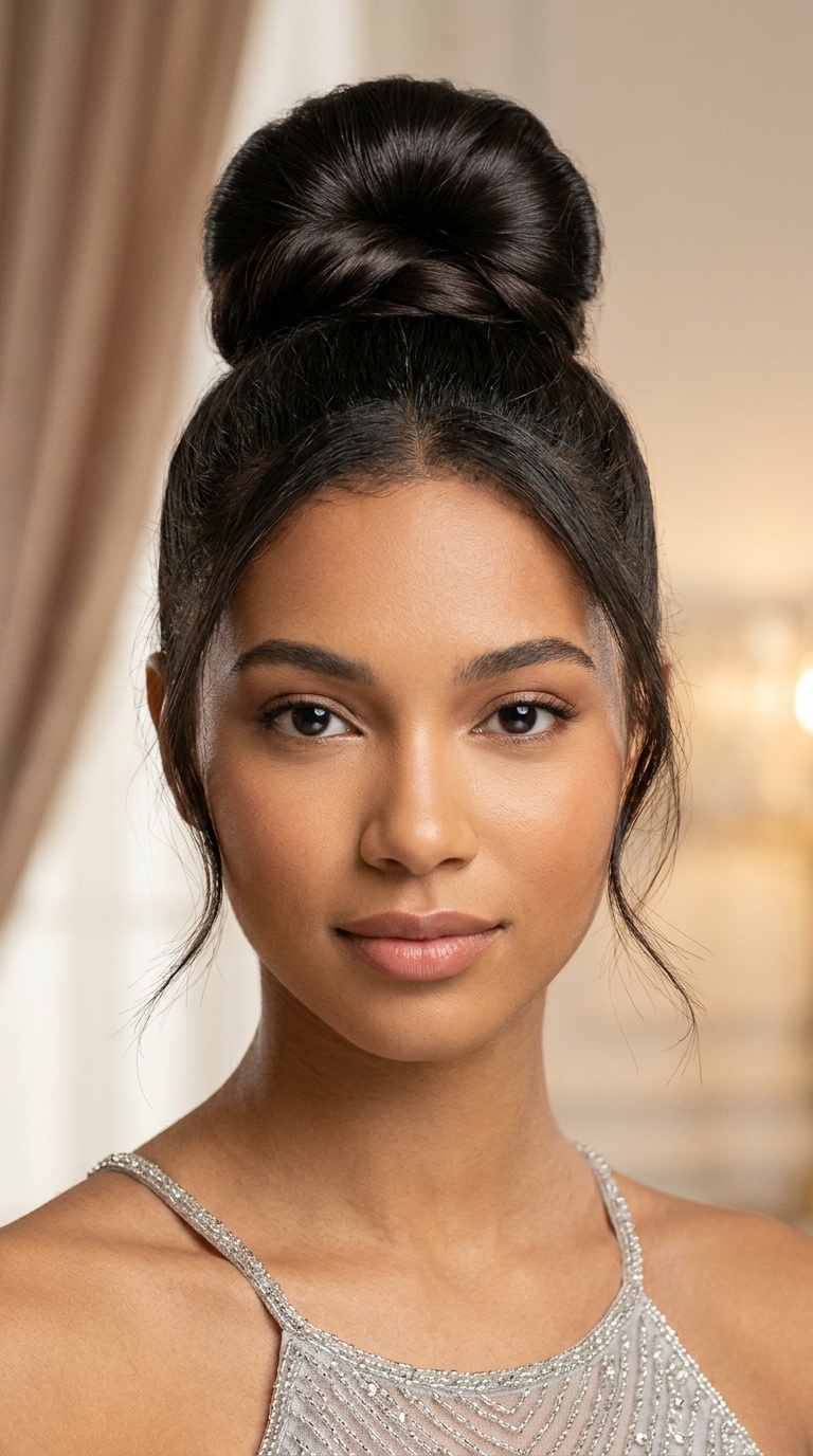 Classic High Ballerina Bun