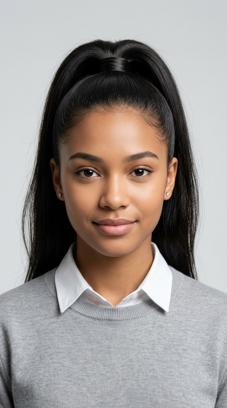 Classic High Ponytail