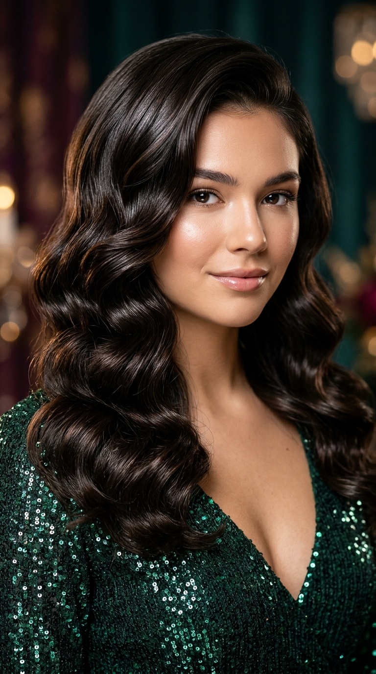 Classic Hollywood Glam Waves