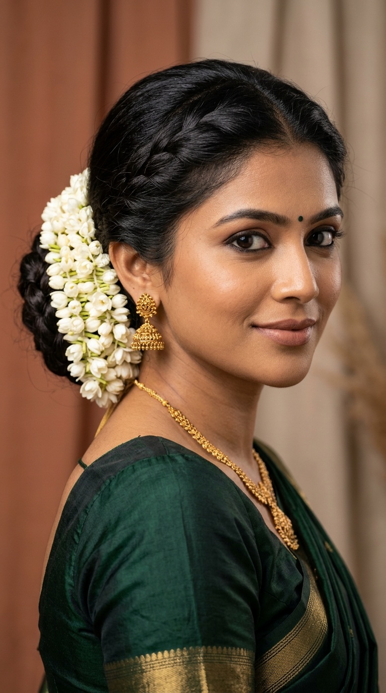 Classic Jasmine Gajra Wrap
