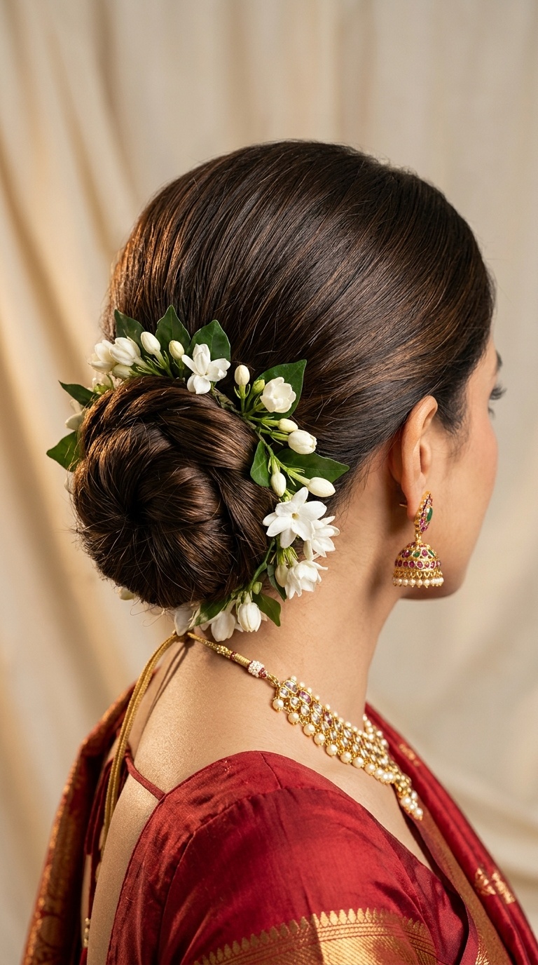 Classic Low Bun with Gajara