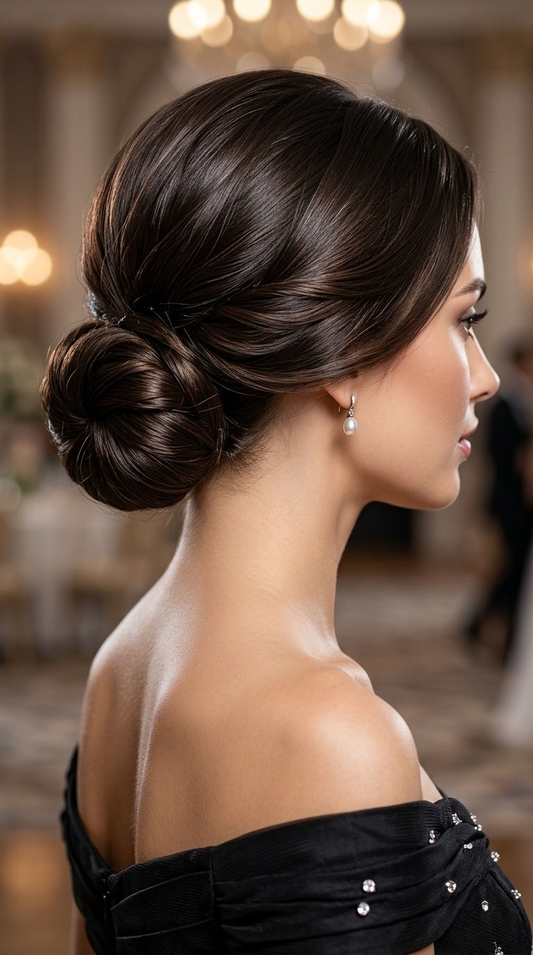 Classic Low Chignon
