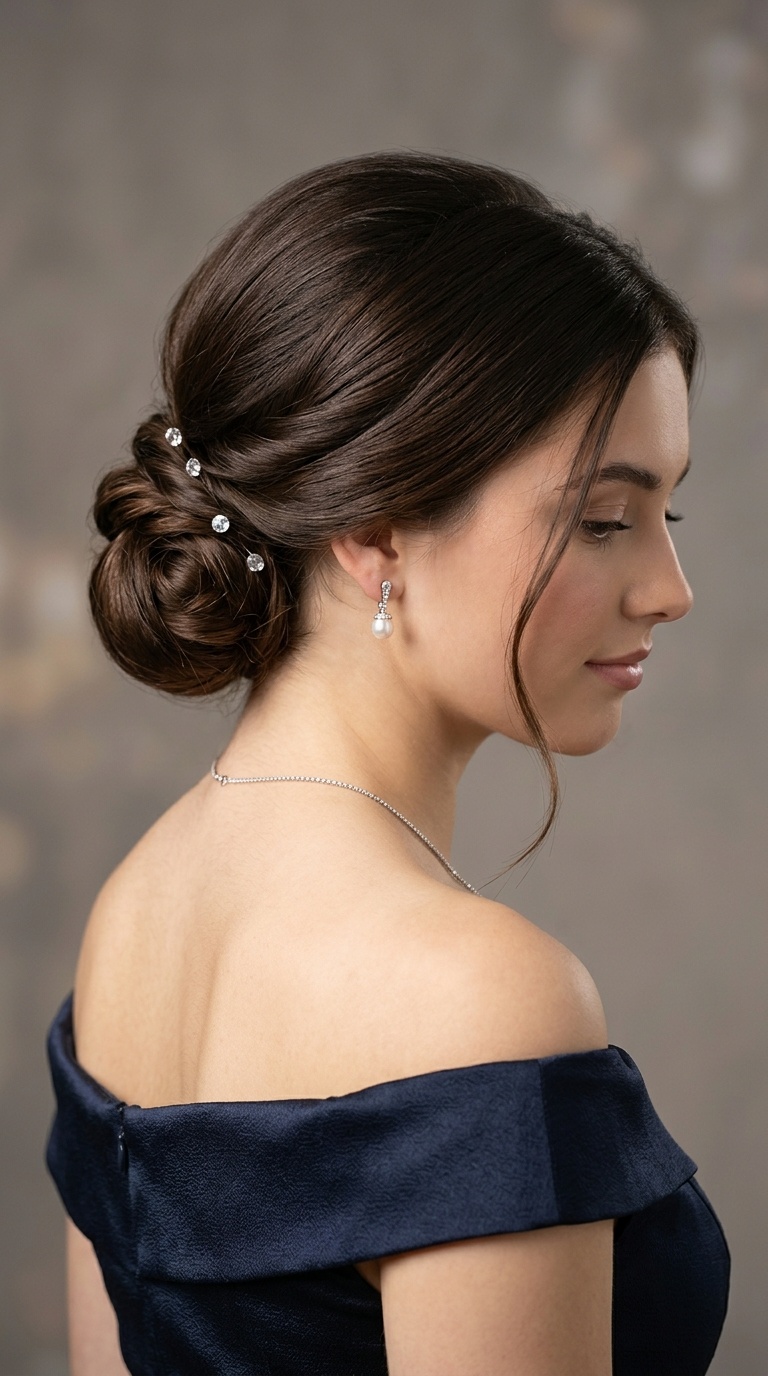 Classic Low Chignon