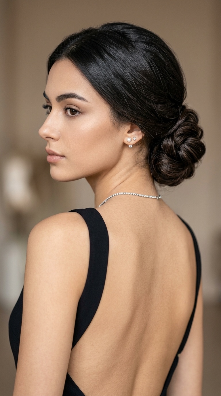 Classic Low Chignon