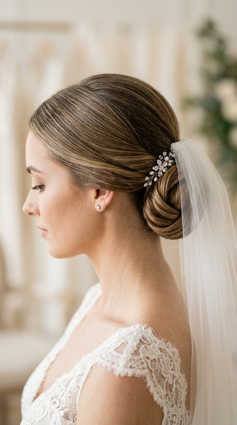 Classic Low Chignon