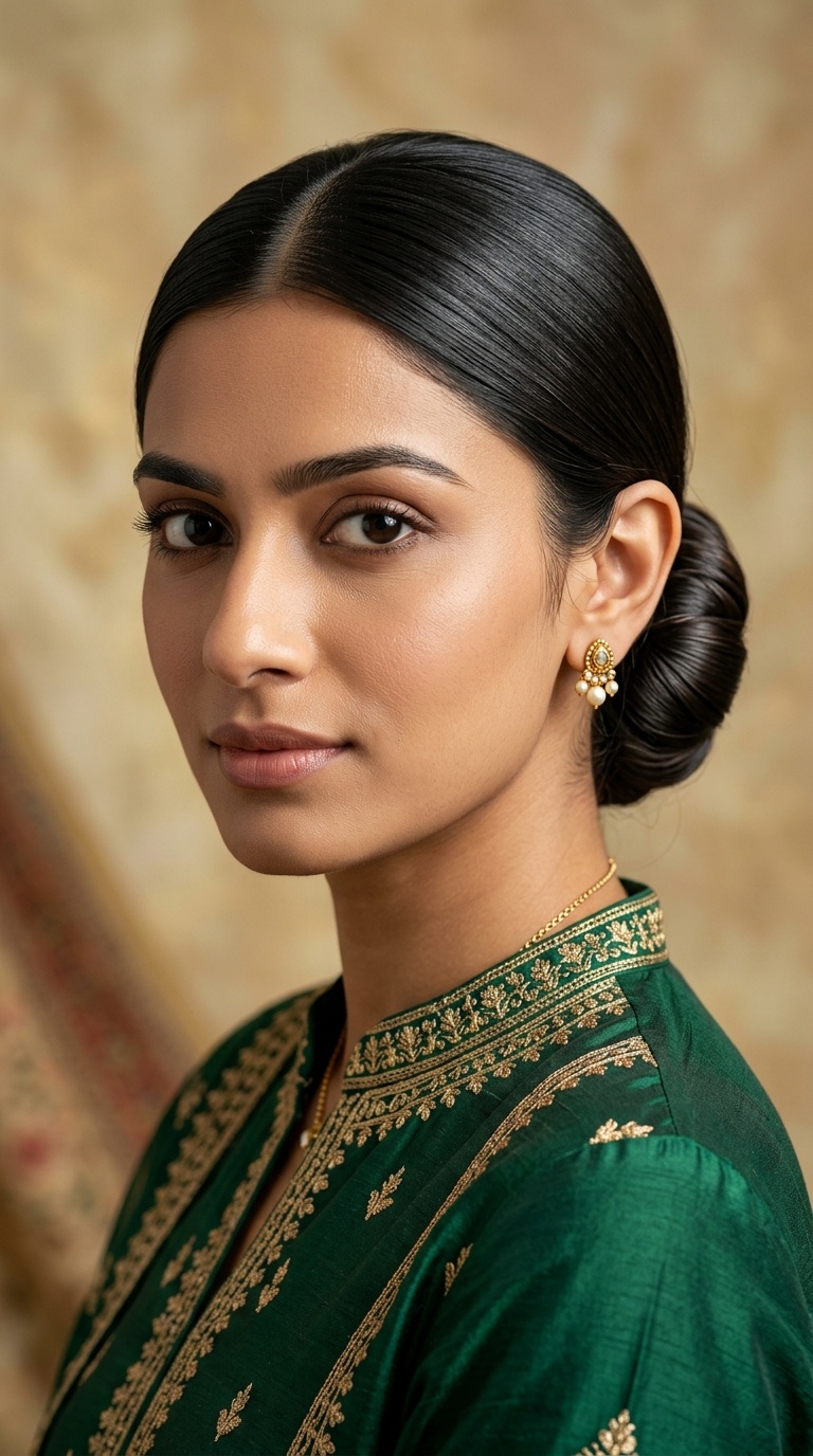 Classic Low Sleek Bun