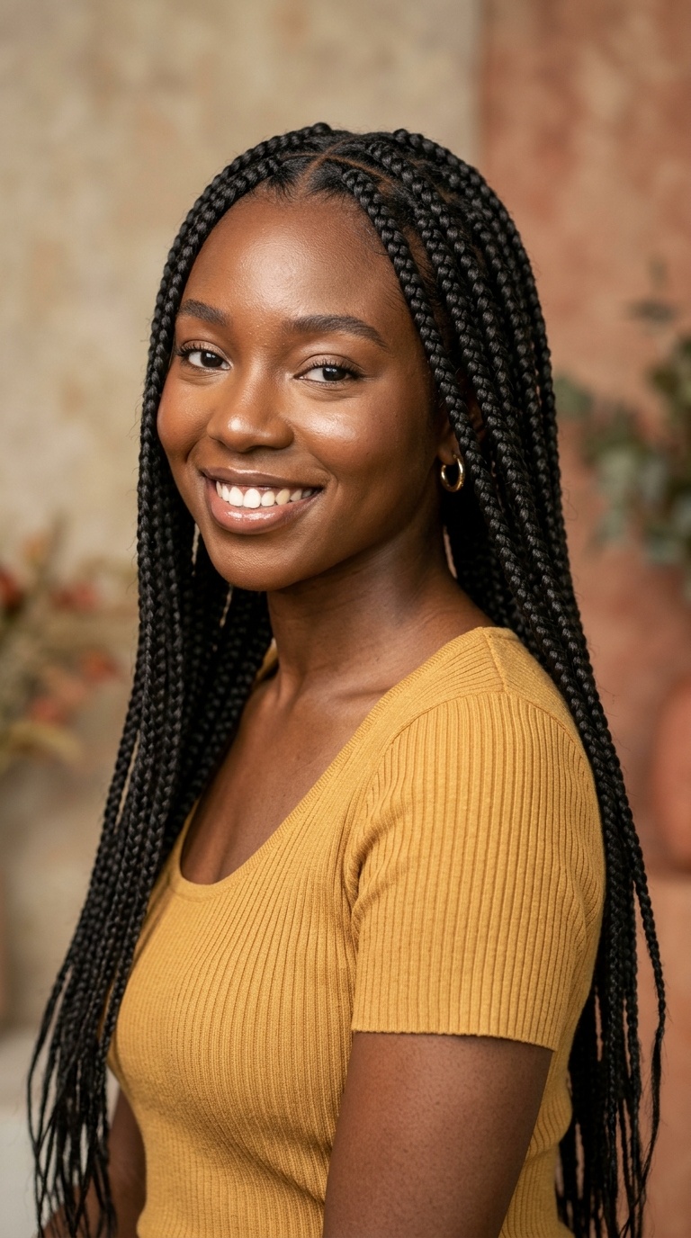 Classic Mid-Back Box Braids