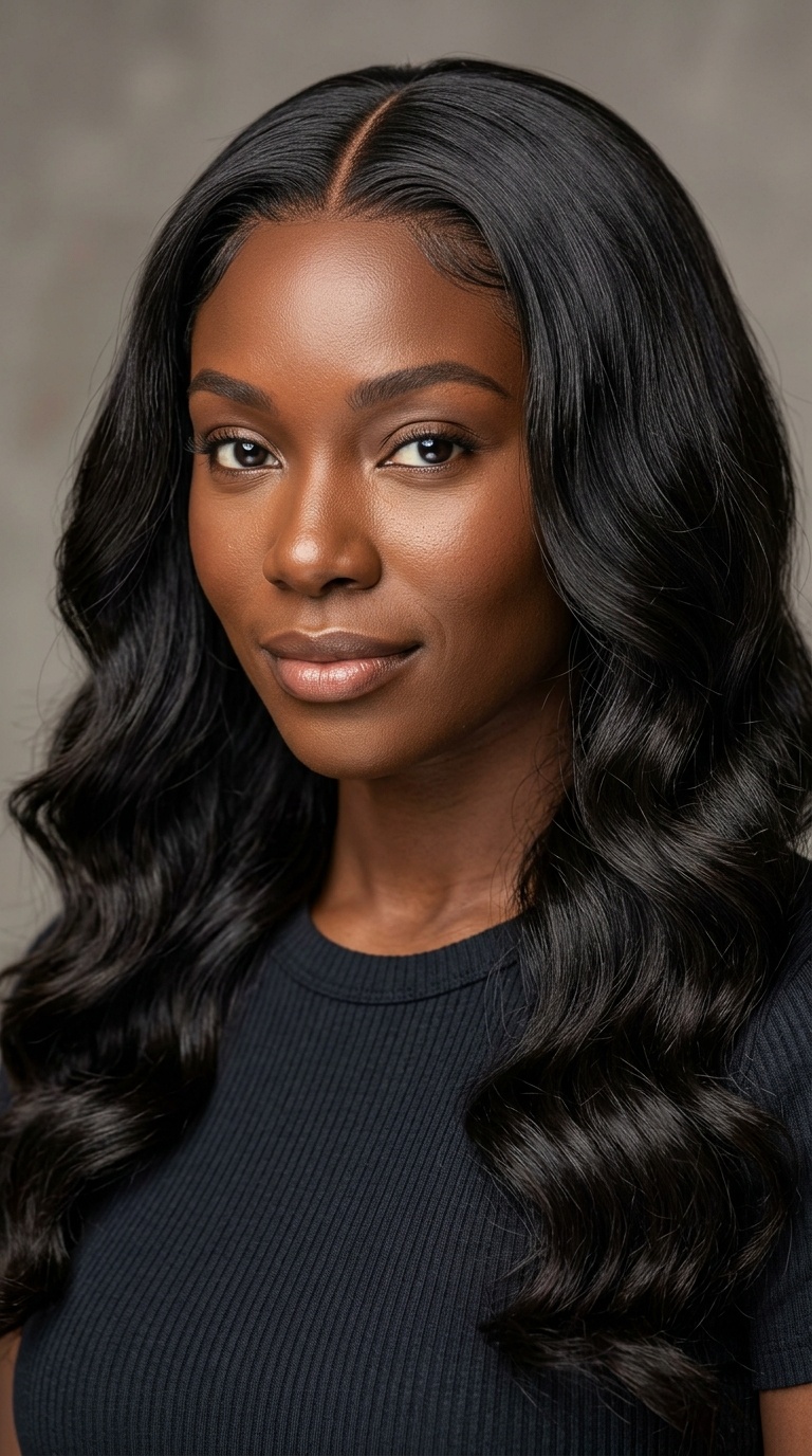 Classic Middle Part Body Wave