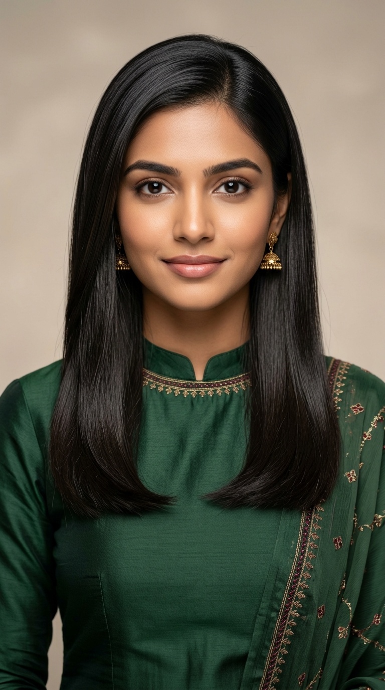 Classic Sleek Straight Hair