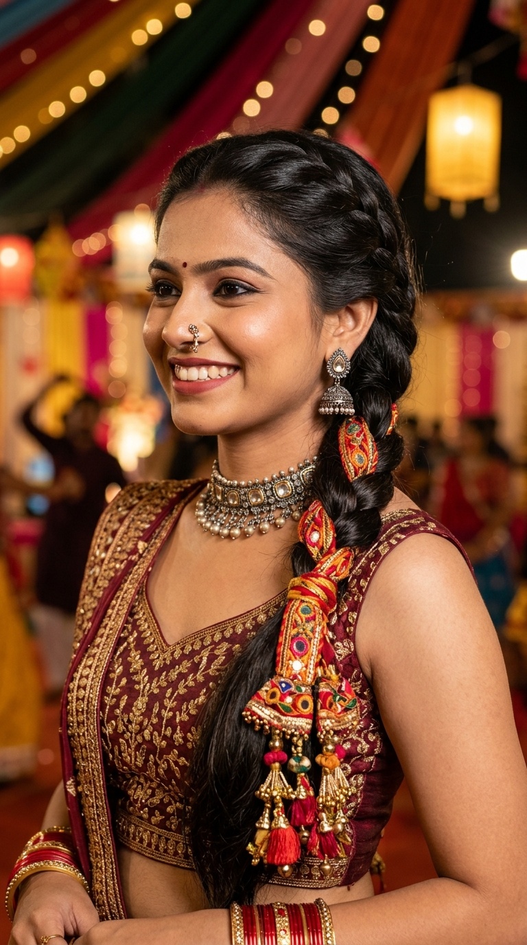 Classic Three-Strand Braid with Paranda