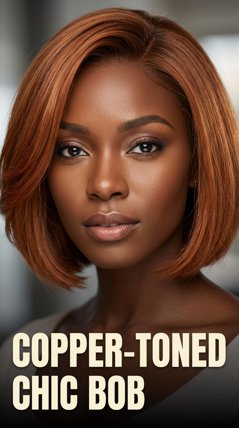 Copper-Toned Chic Bob