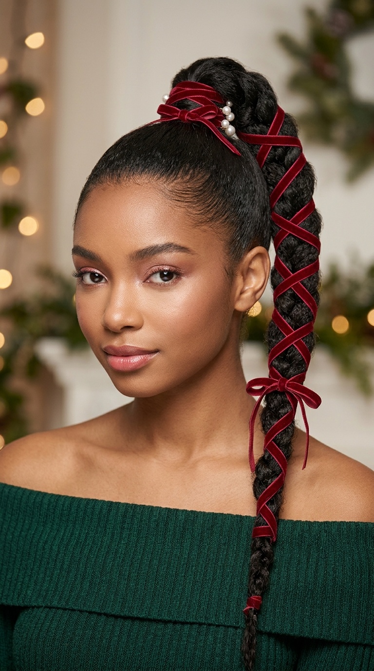 Corset Braided High Ponytail
