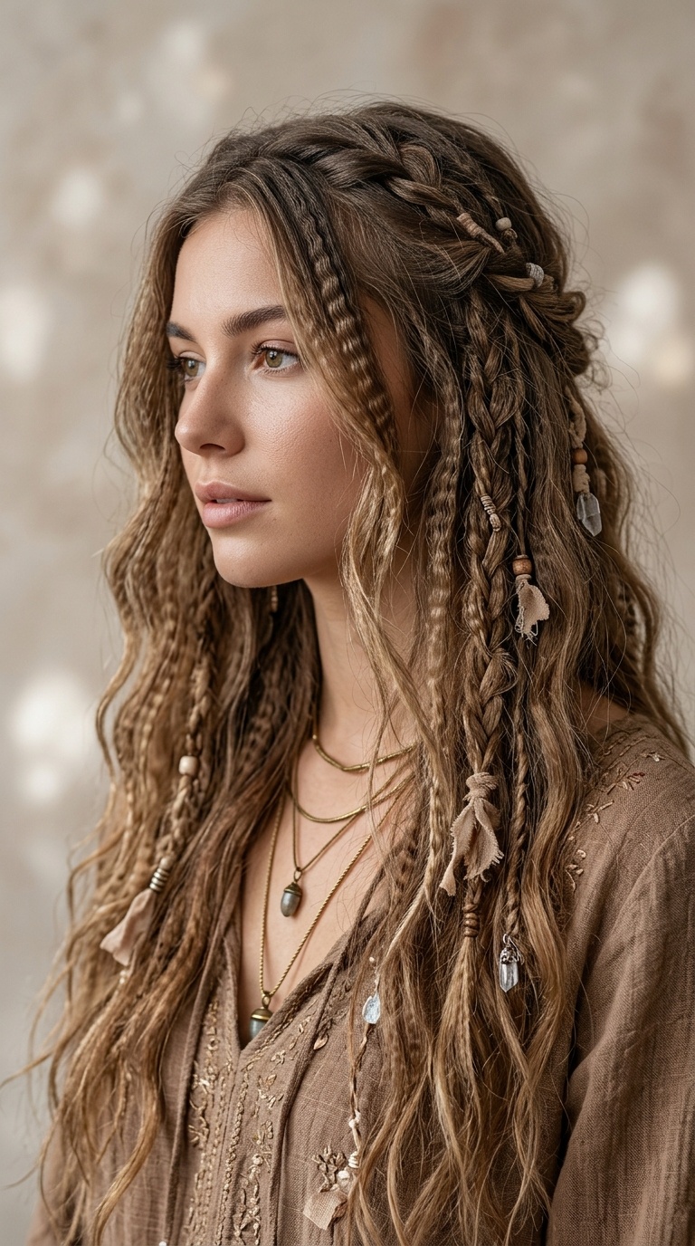 Crimped Bohemian Waves