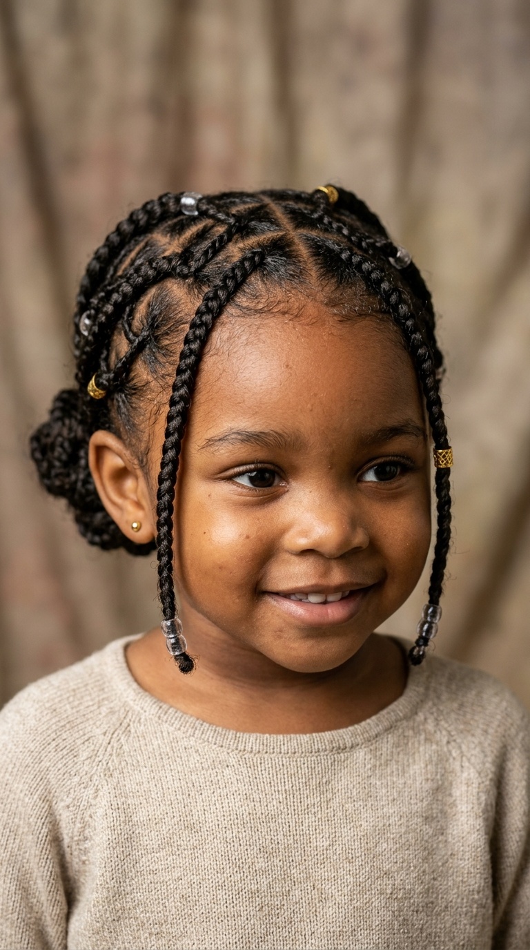 Criss-Cross Frontal Braids
