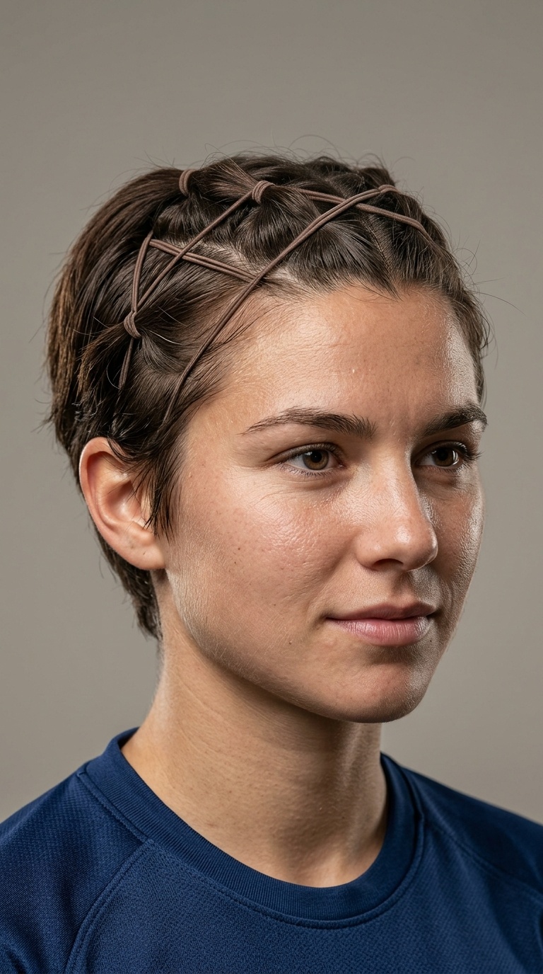 Criss-Cross Hair Tie Pattern