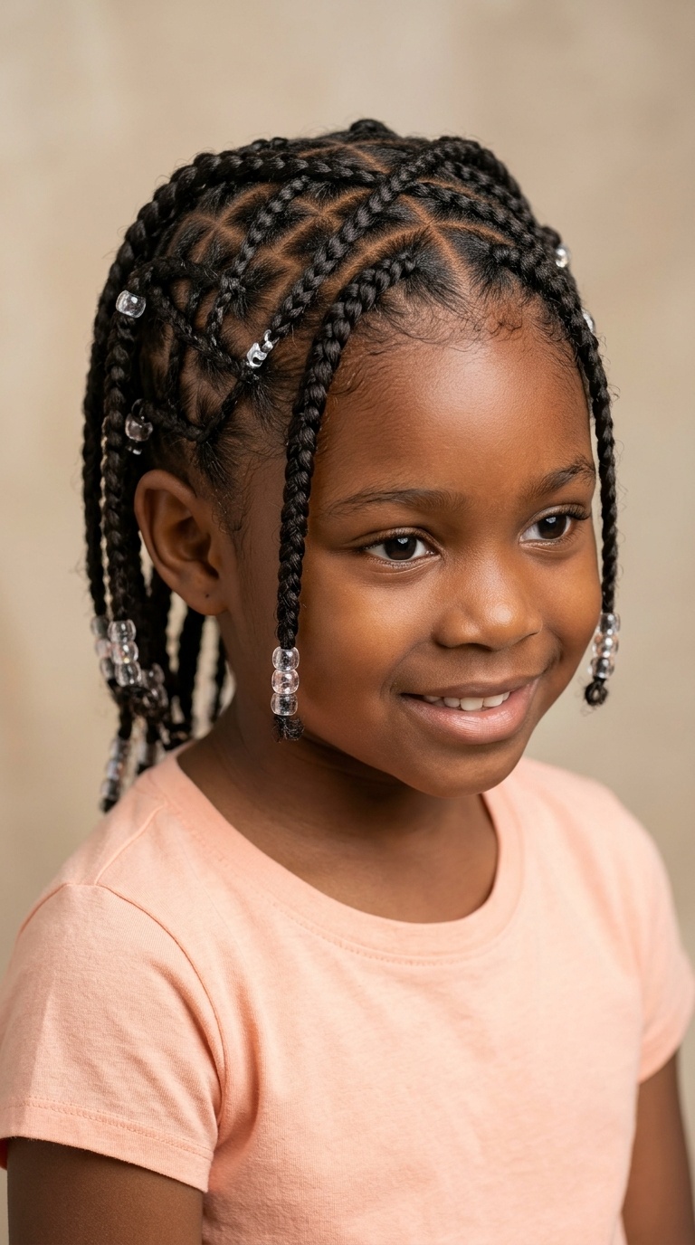 Criss-Cross Pattern Cornrows