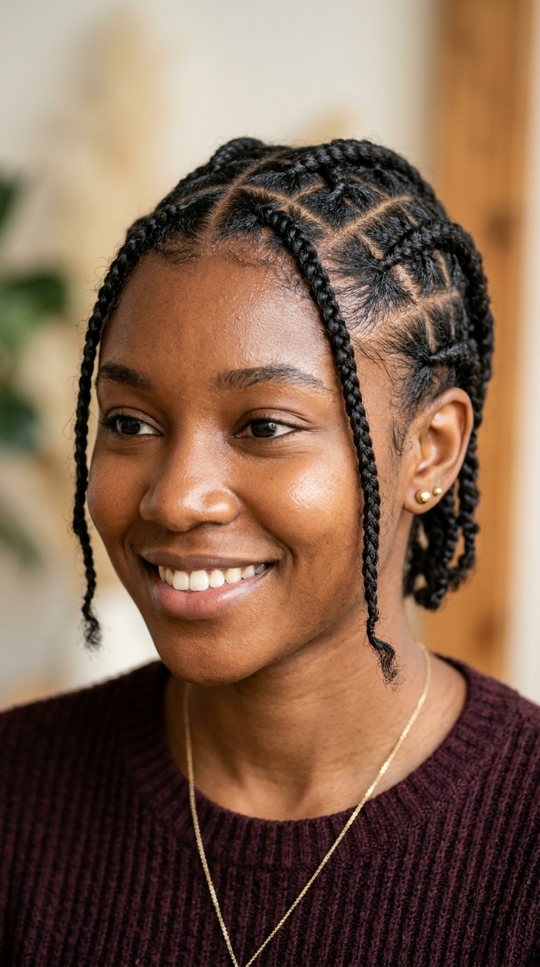 Criss-Cross Patterned Braids