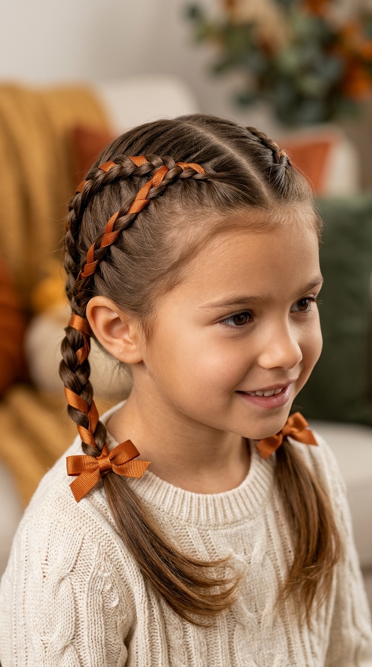 Criss-Cross Ribbon Braids