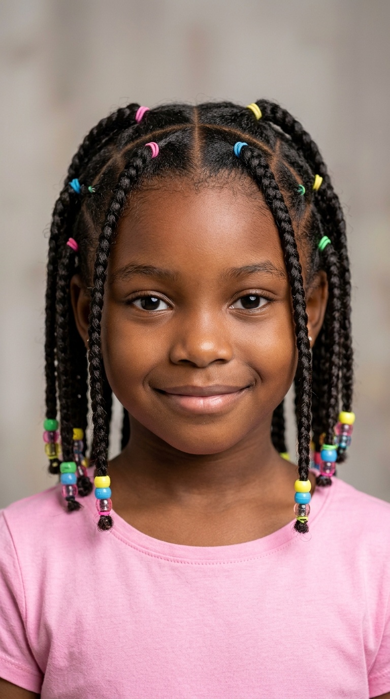 Criss-Cross Rubber Band Braids