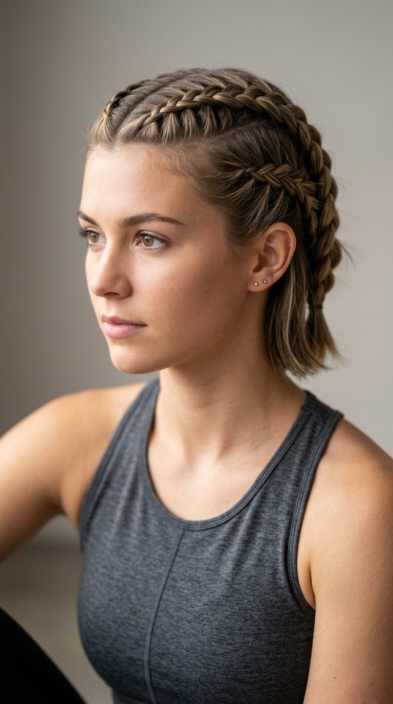 Cross-Over French Braids