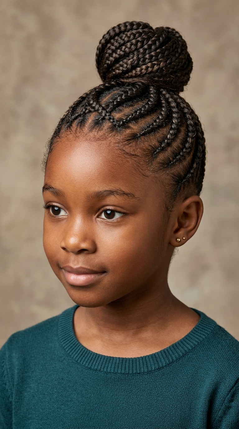 Cross-Over Straight Up Braids