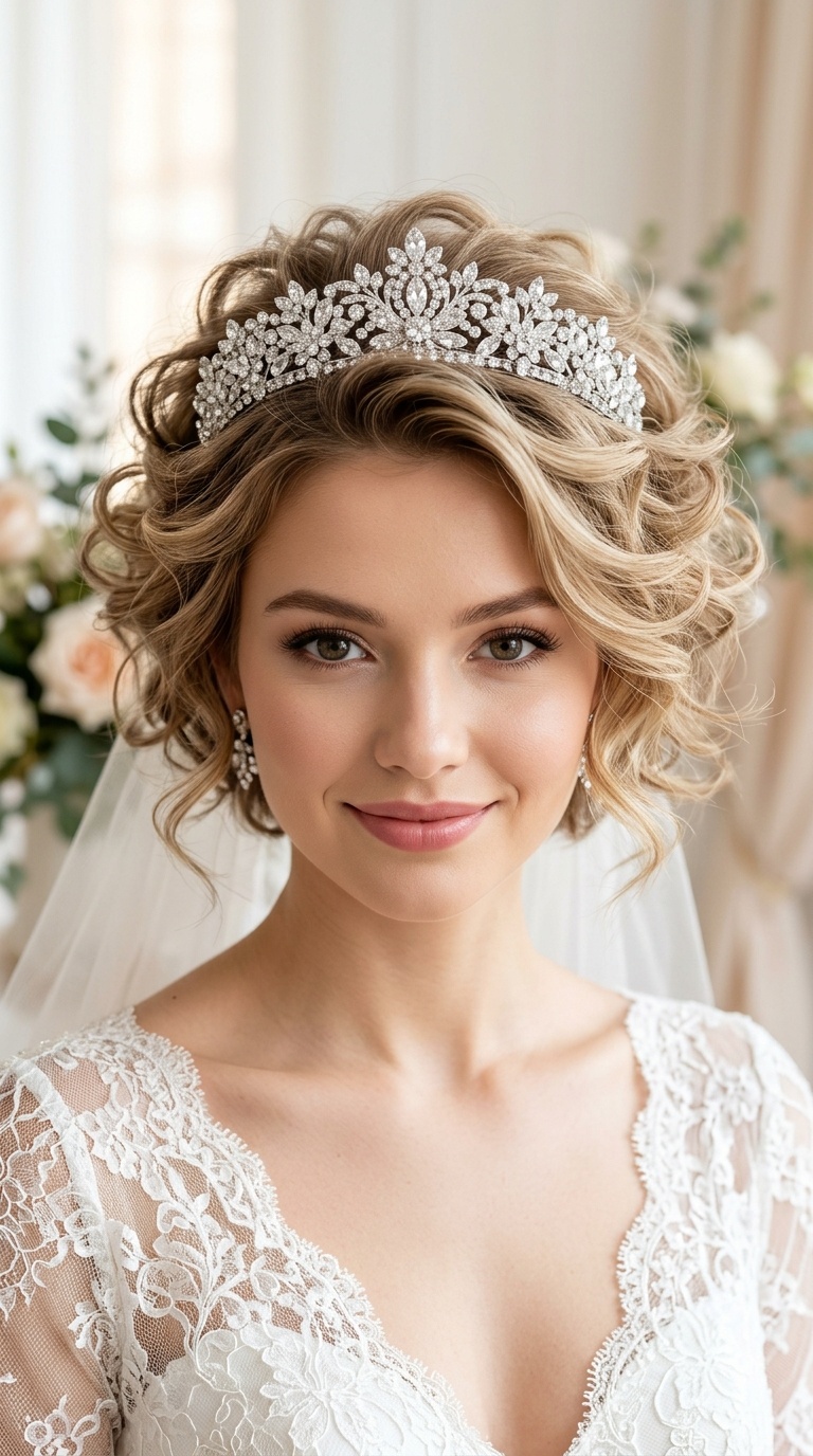 Crystal Tiaras with Volume