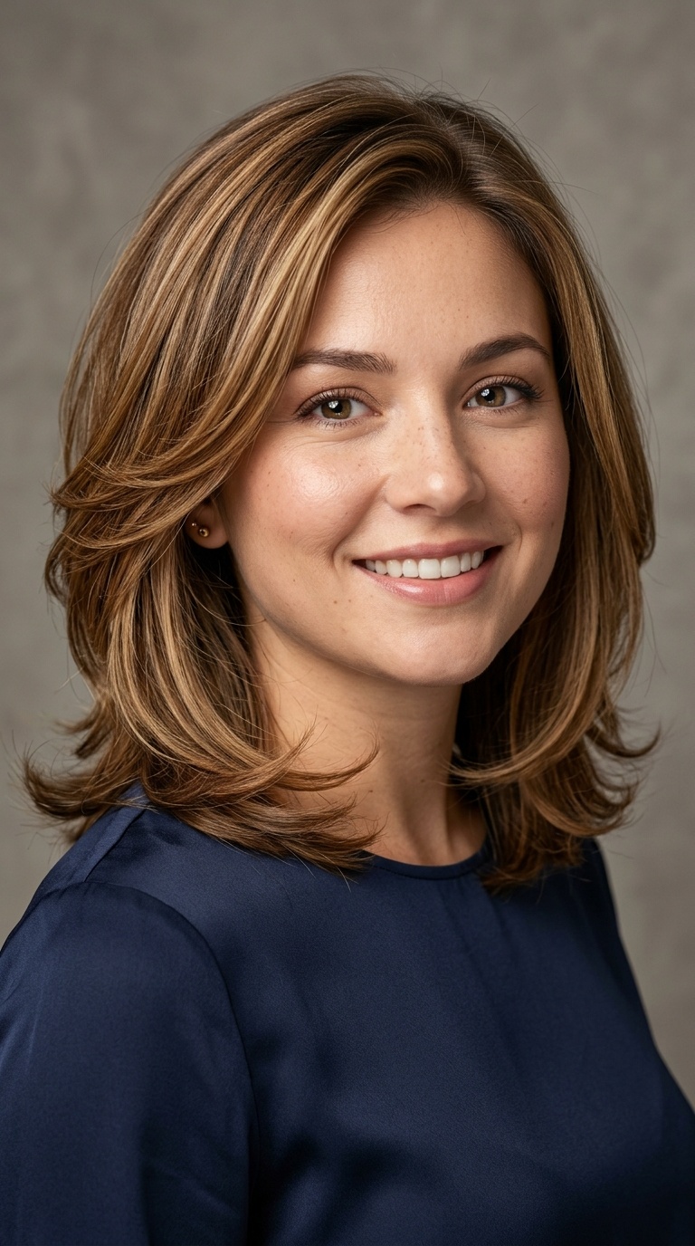 Curled-In Angled Layers