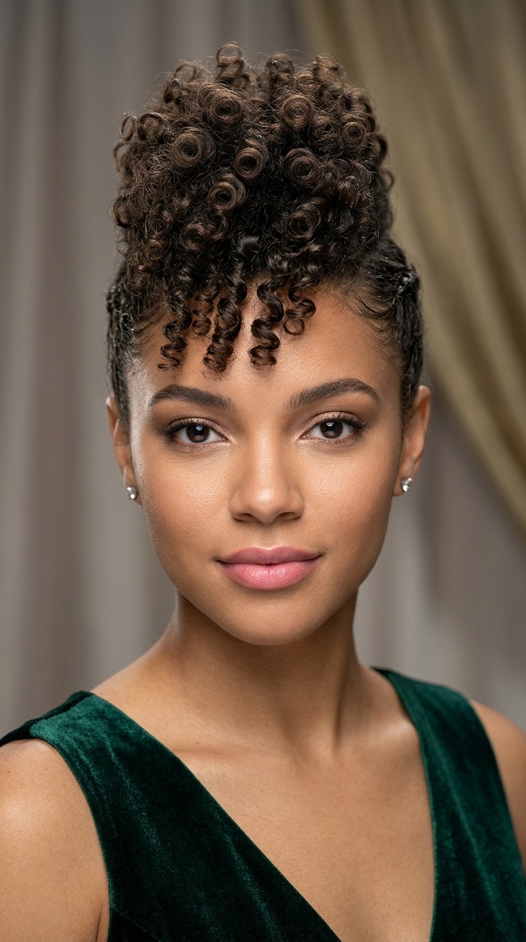 Curly Faux Hawk