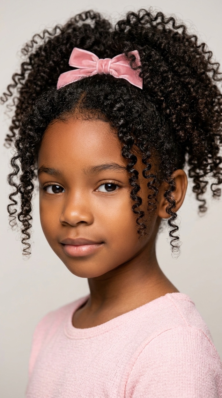 Curly Fountain High Ponytail