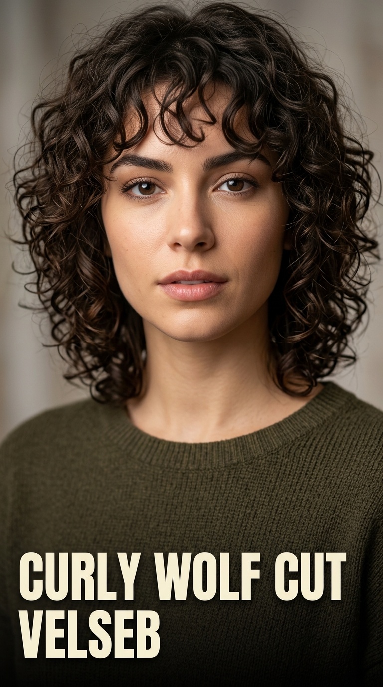 Curly Wolf Cut Velseb