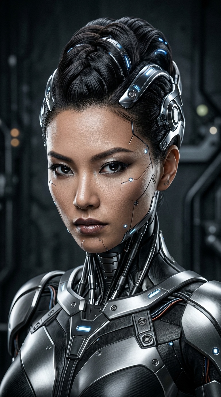 Cyborg Metallic Sleek