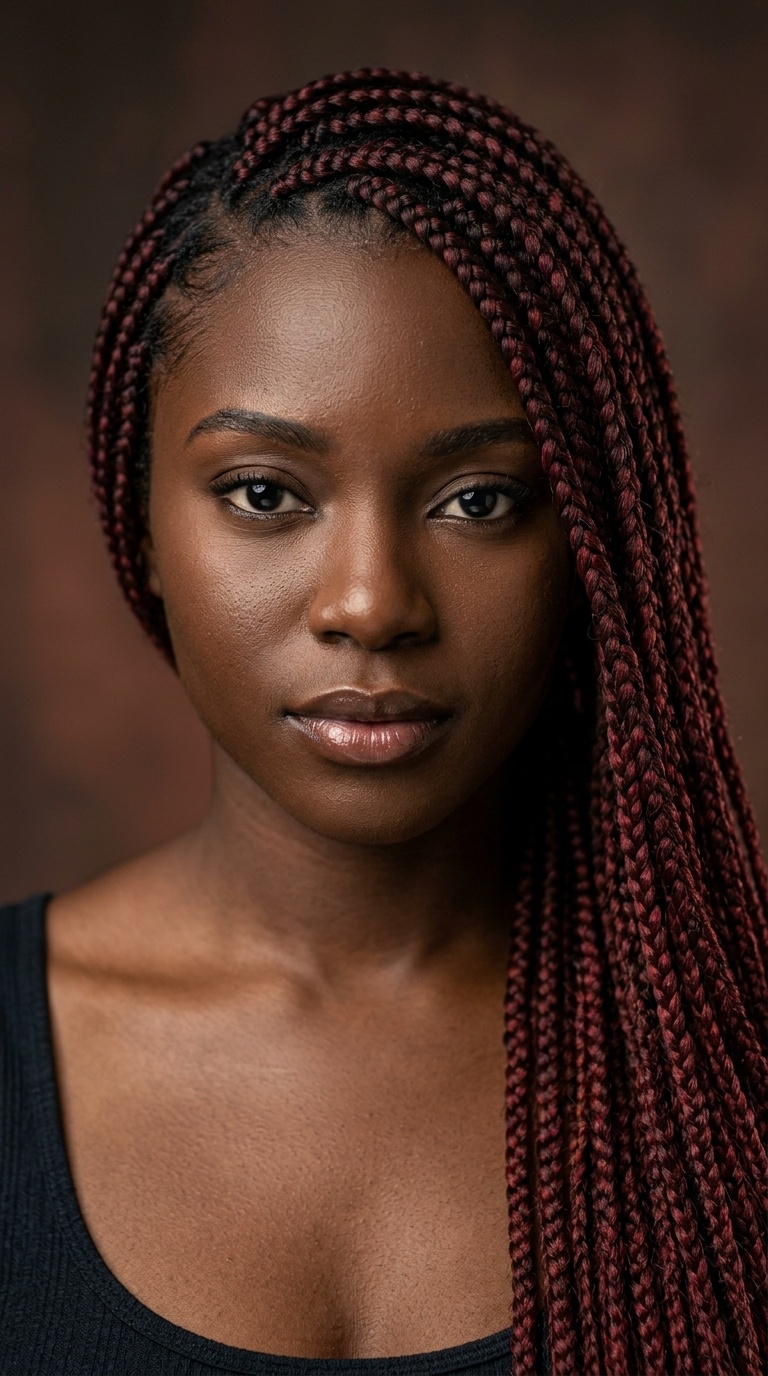 Dark Garnet Lemonade Braids