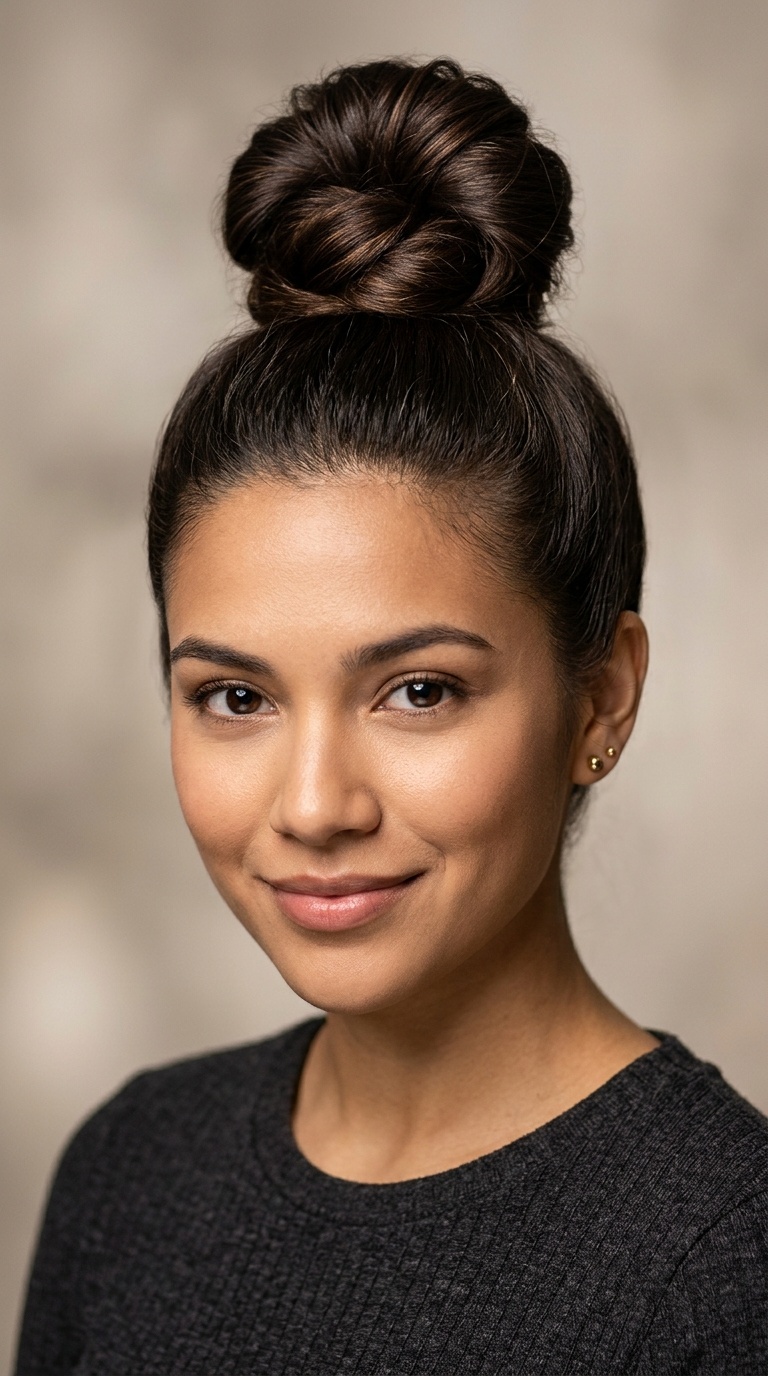 Dark Roast Top Knot