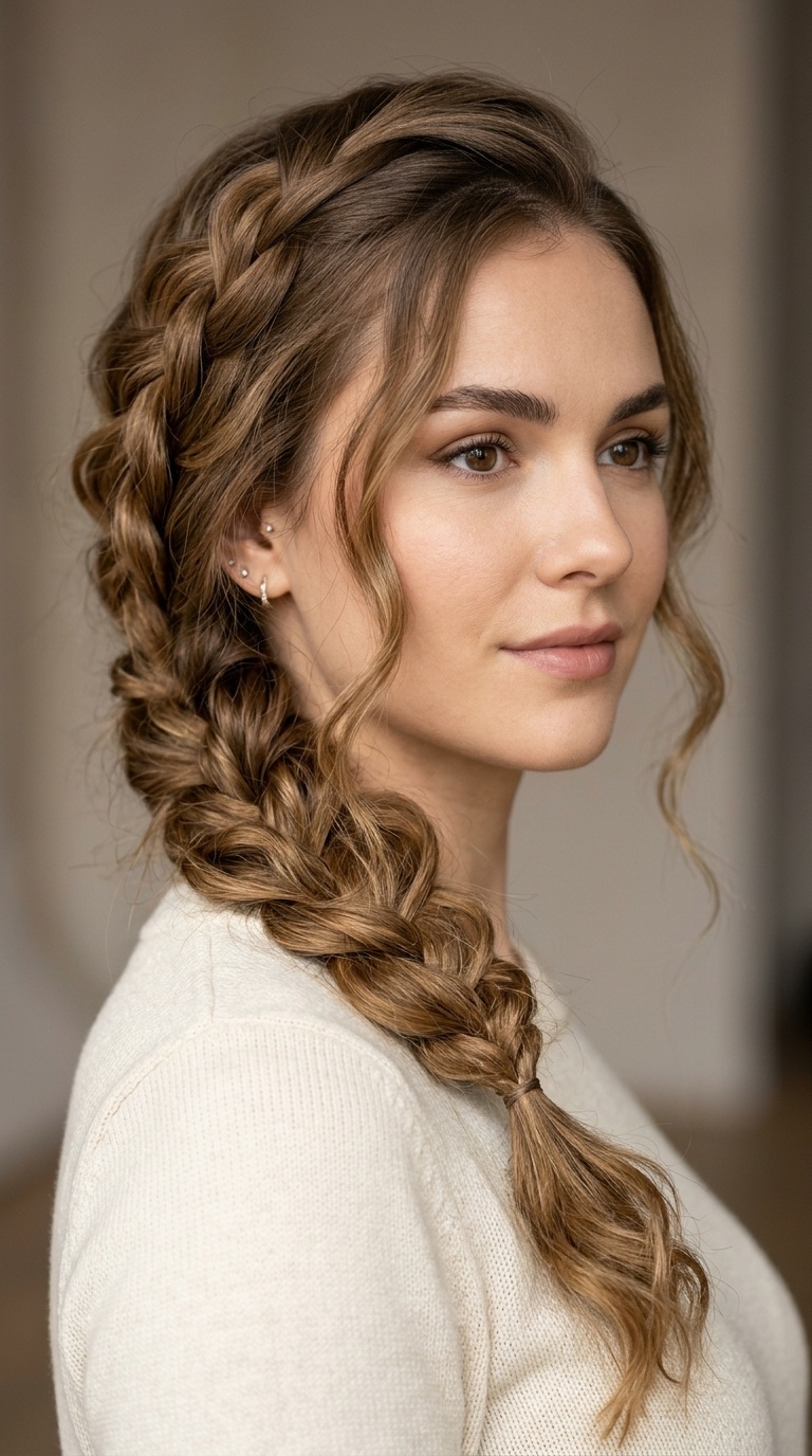 Deconstructed Side Braid