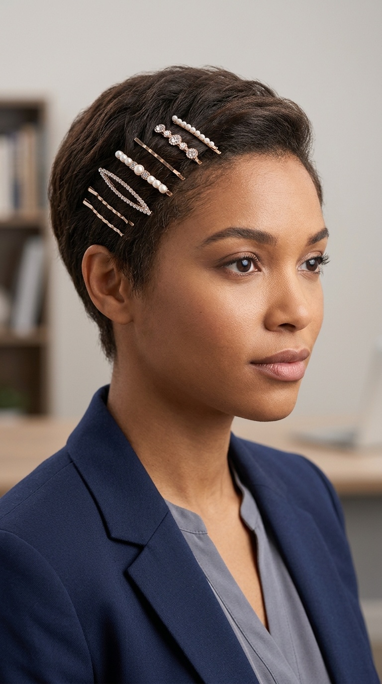 Decorative Bobby Pin Array