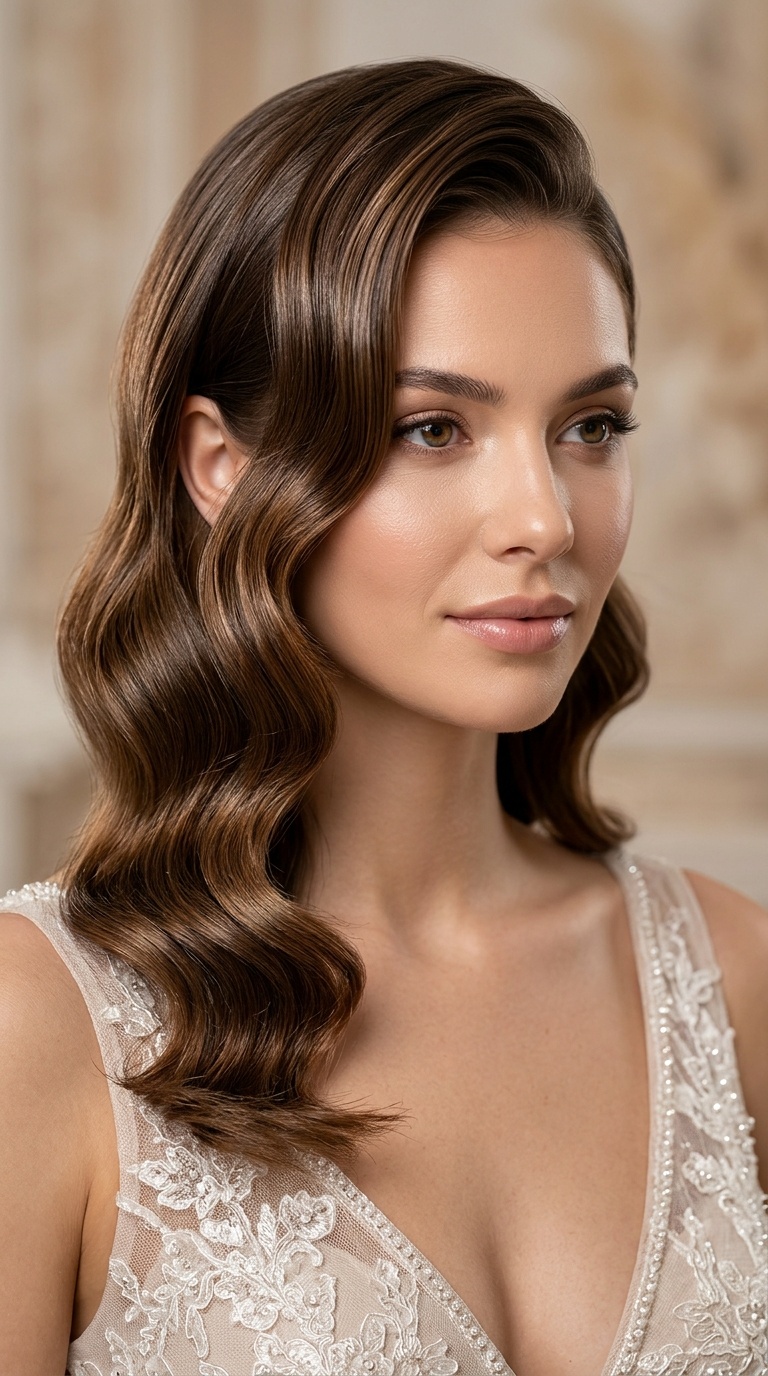 Deep Side Part with High-Shine Waves