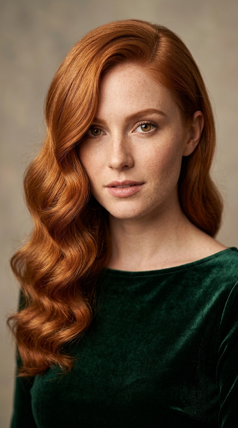 Deep Side Part with Hollywood Waves
