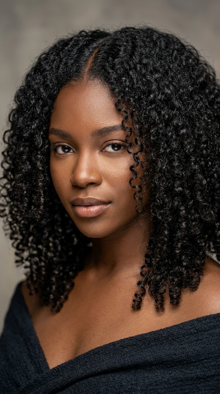 Defined Wash-and-Go Curls