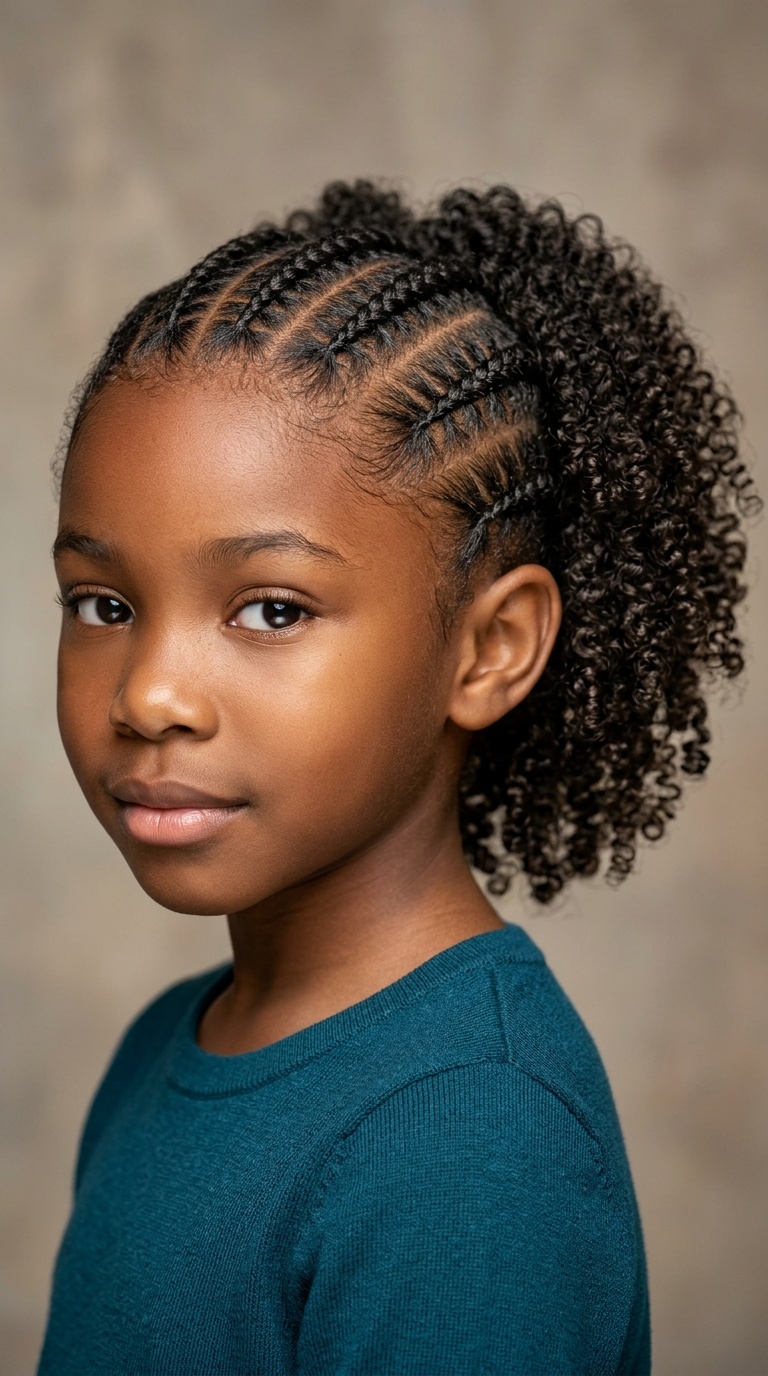 Diagonal Braids to Curly Puff