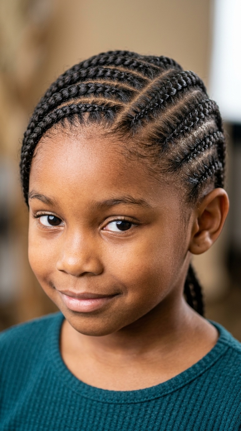 Diagonal Directional Cornrows