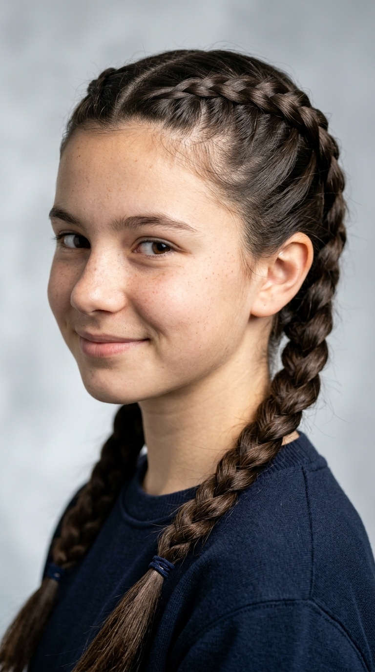 Diagonal Dutch Braids