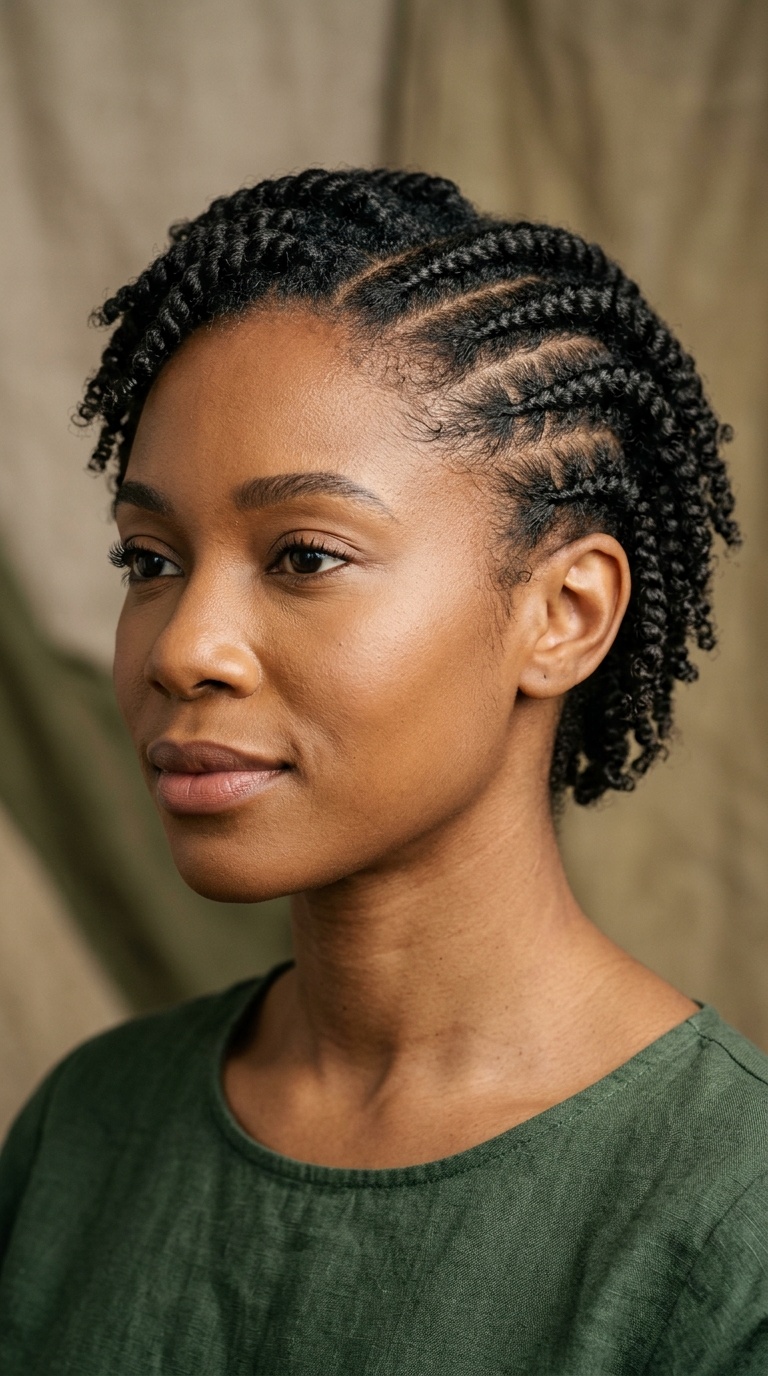 Diagonal Flat Twists