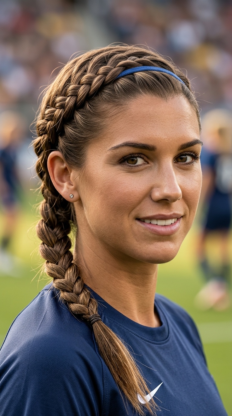 Diagonal French Braid