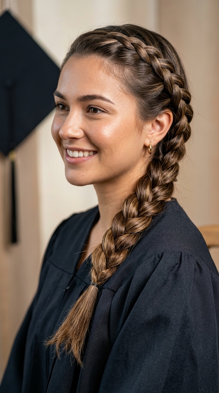 Diagonal French Braid