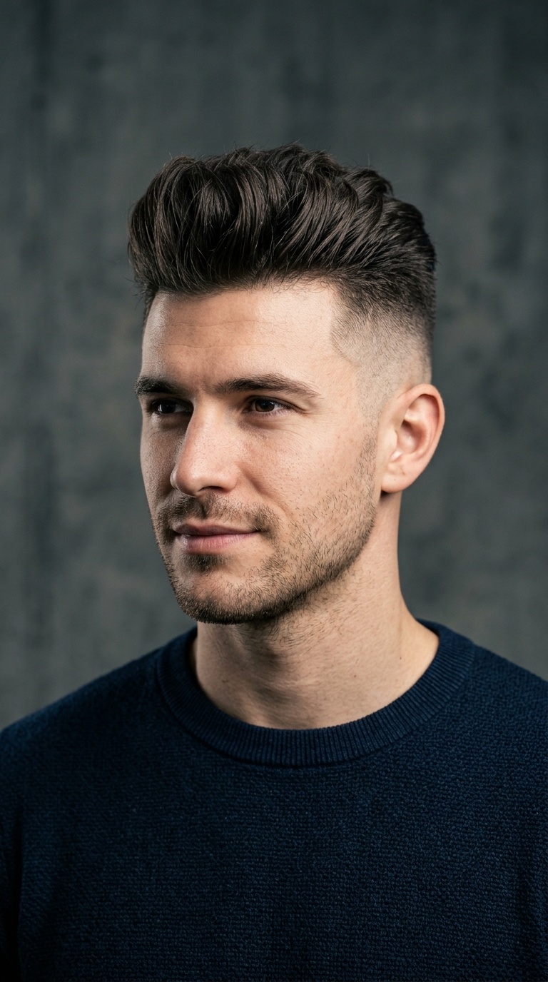 Disconnected Undercut Quiff