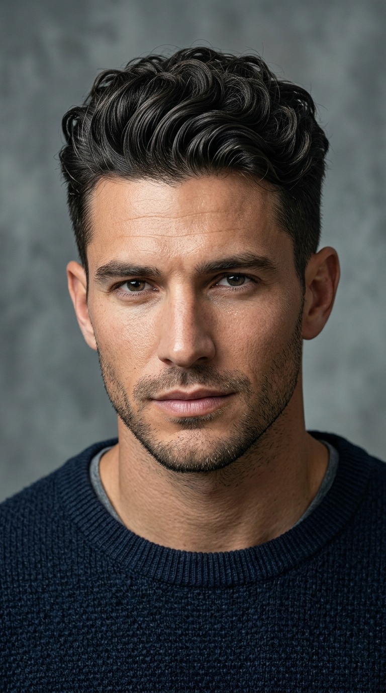 Disconnected Wavy Quiff