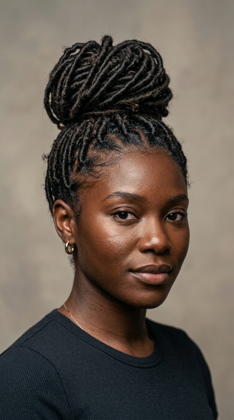 Distressed Faux Loc Knot